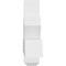 Ekena Millwork Kennewick Architectural Grade PVC Gable Bracket, 48"W x 14"H x 4"D x 4"F, 7/12 Pitch GBP048X14X0404KEN00 - alternate 3
